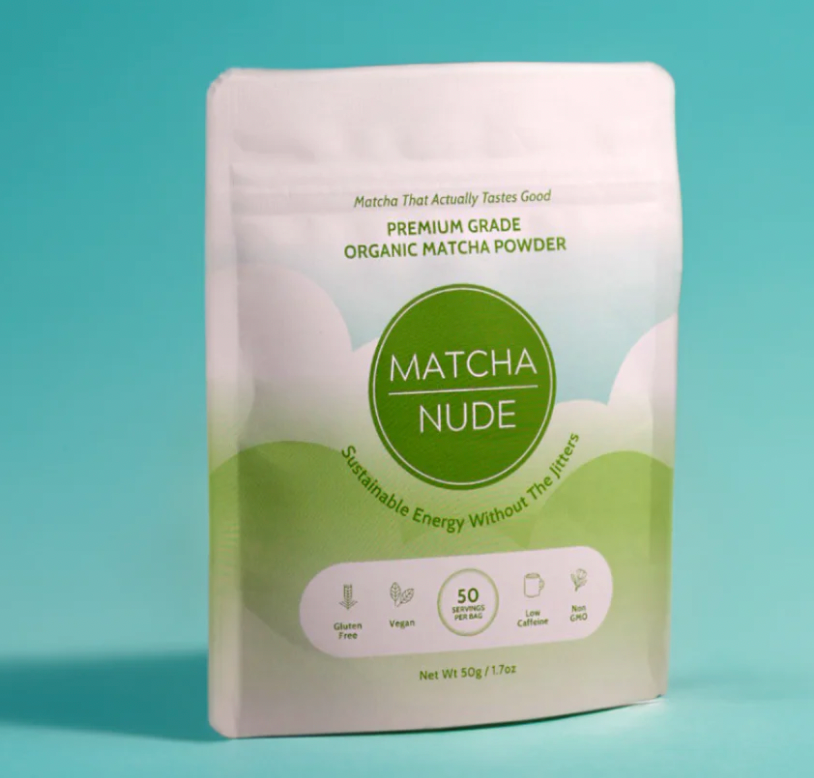 Matcha Nude, Organic Matcha Powder, 50g Pouch