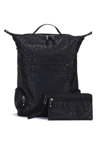 ANDI Backpack - Black Leopard