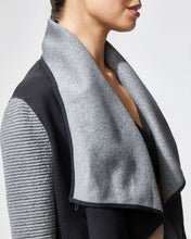 Load image into Gallery viewer, MICHI Dusk Wrap Jacket - Black