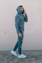Load image into Gallery viewer, Softwear Unisex Hoodie - Blue Tie Dye