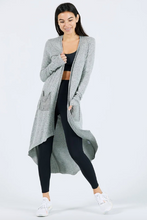 Load image into Gallery viewer, Joah Brown Soleil Cardigan Onesize - Salt and Pepper Hacci