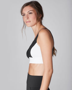 MICHI Wave Bra - Black/White