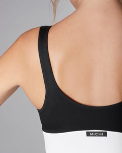 MICHI Wave Bra - Black/White